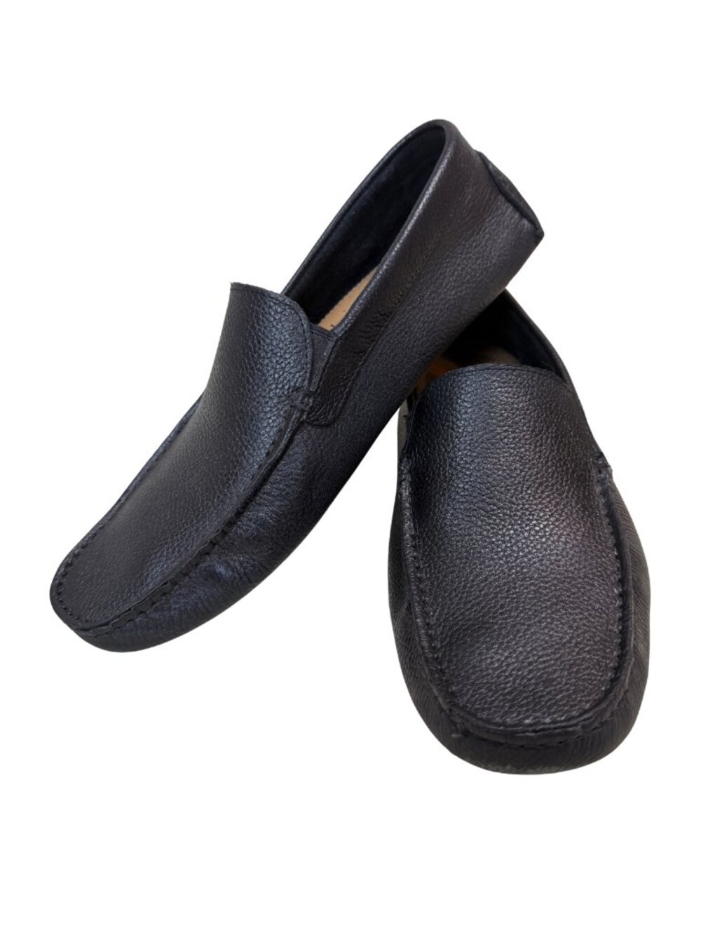 Rockport Rhyder Venetian Black Leather Loafers Men’s 7.5W Comfort Slip-On